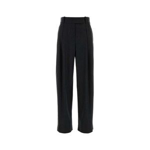Giorgio Armani Women Charcoal Wool Blend Pant